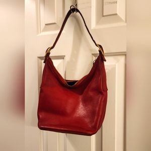 Shoulder bag, Coach, color red special edition.